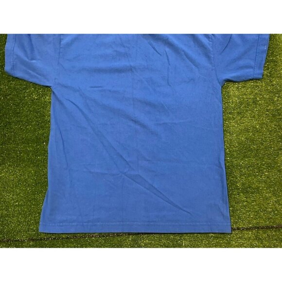 Texas Rangers shirt medium mens blue World Series Y2K Majestic unisex adult 2011 - Picture 7 of 8